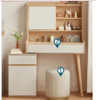 [LS02ZHOV2C007] Sasha Dressing Table with Stool