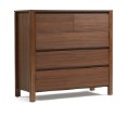 [LSC24DG018150] Paxton Walnut Melamine Side Cabinet 