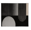 [G1BYA128-LSG0093BY128A001]  Saint Black Modern Carpet